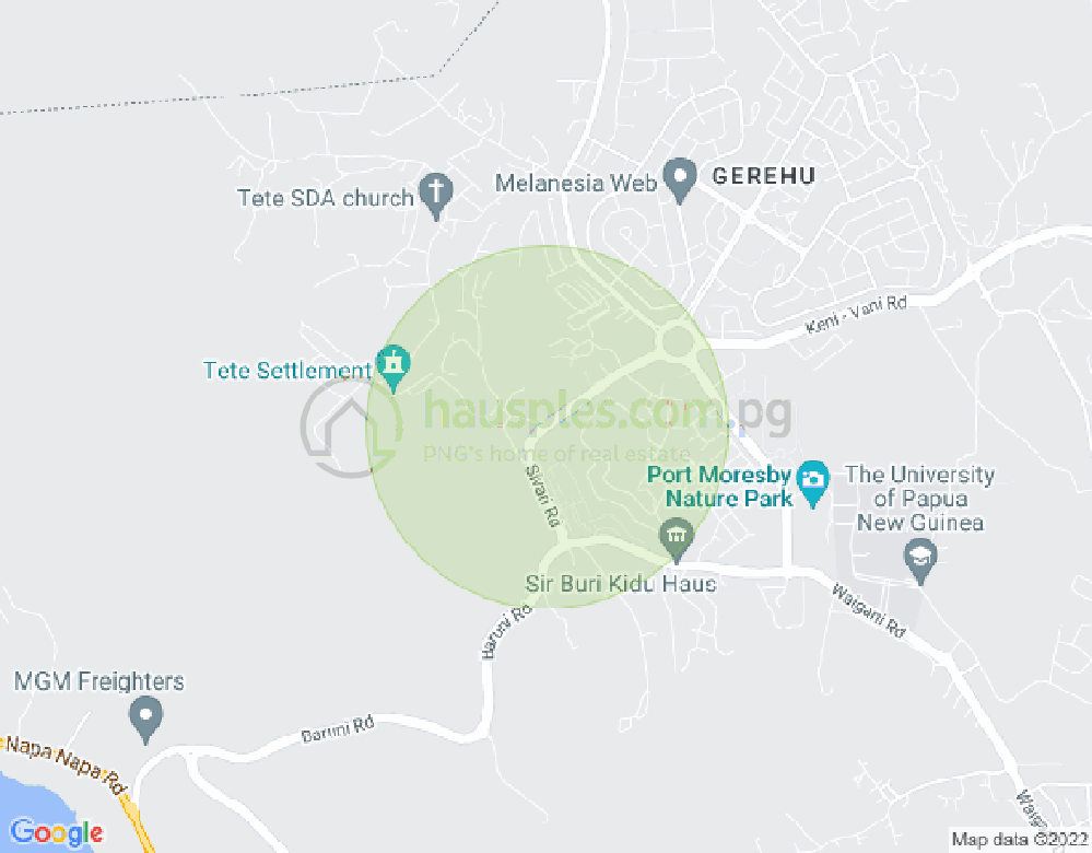 Map of Sec 508 Lot 22 Sivarai Road, Gerehu, Port Moresby, NCD