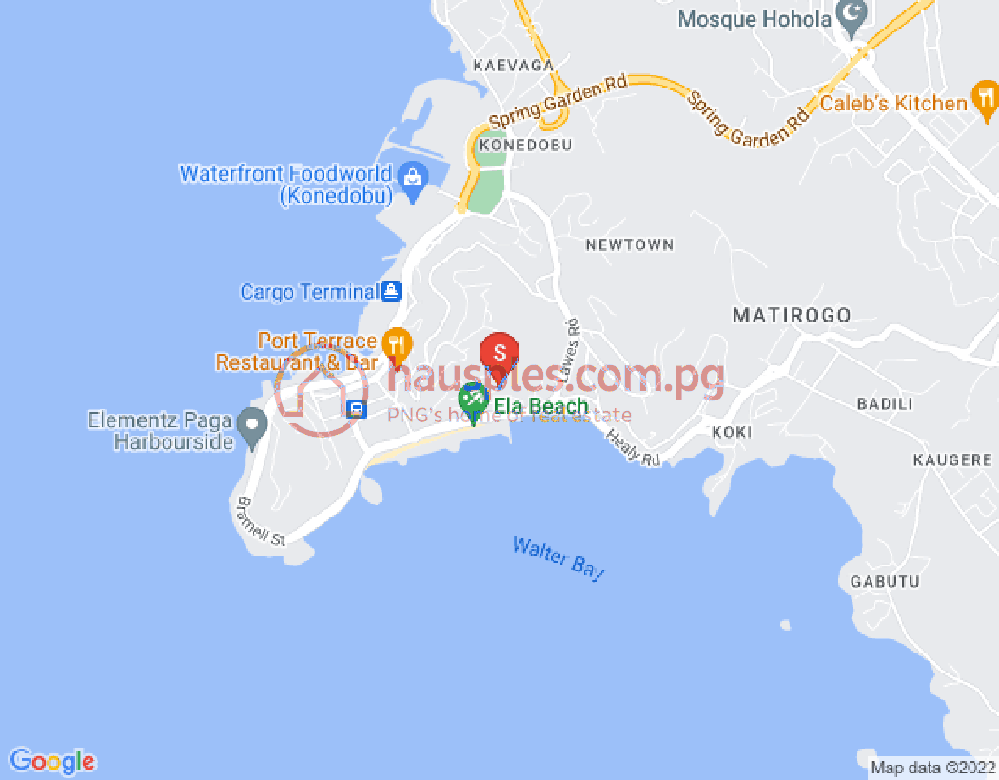 Map of Town, Port Moresby, NCD