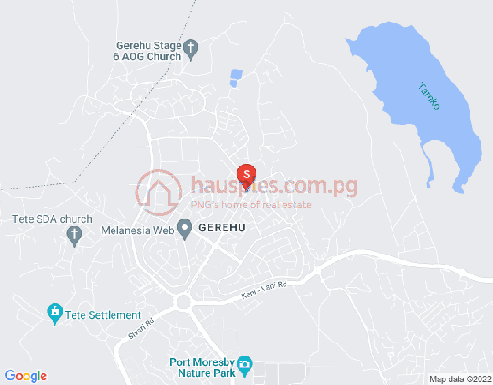Map of Gerehu, Port Moresby, NCD