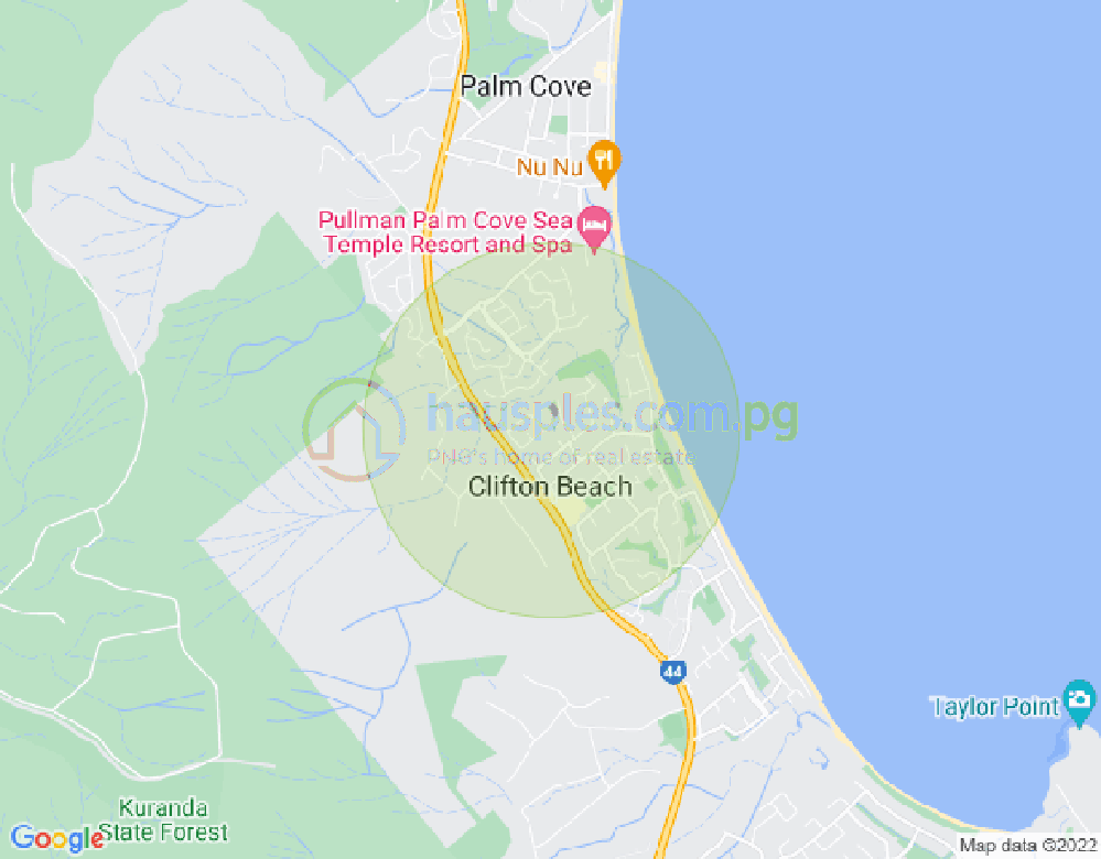 Map of 7 Castor Street, CLIFTON BEACH, Cairns & District, 4879, QLD