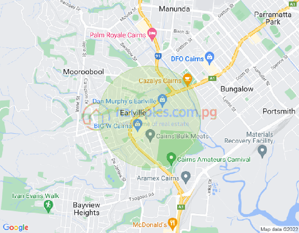 Map of 118/89-91 Ishmael Road, EARLVILLE, Cairns & District, 4870, QLD