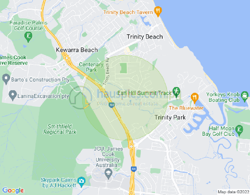 Map of 4 Coxswain Place, TRINITY BEACH, Cairns & District, 4879, QLD