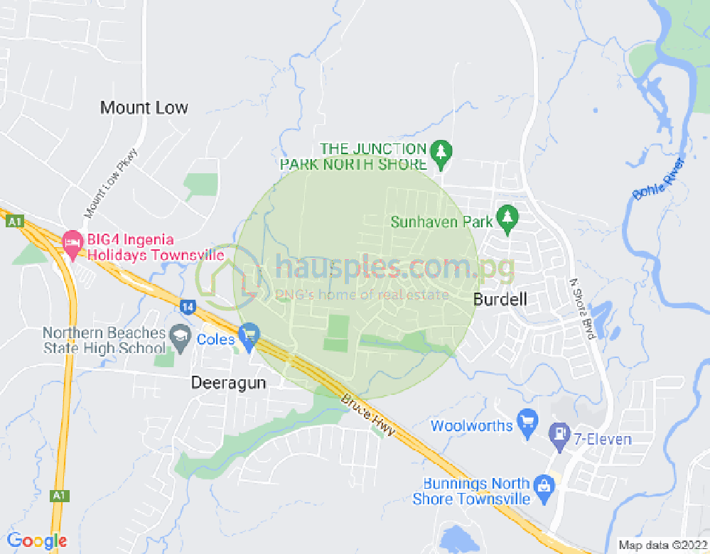 Map of 91 Tasman Circuit, BURDELL, Townsville & District, 4818, QLD