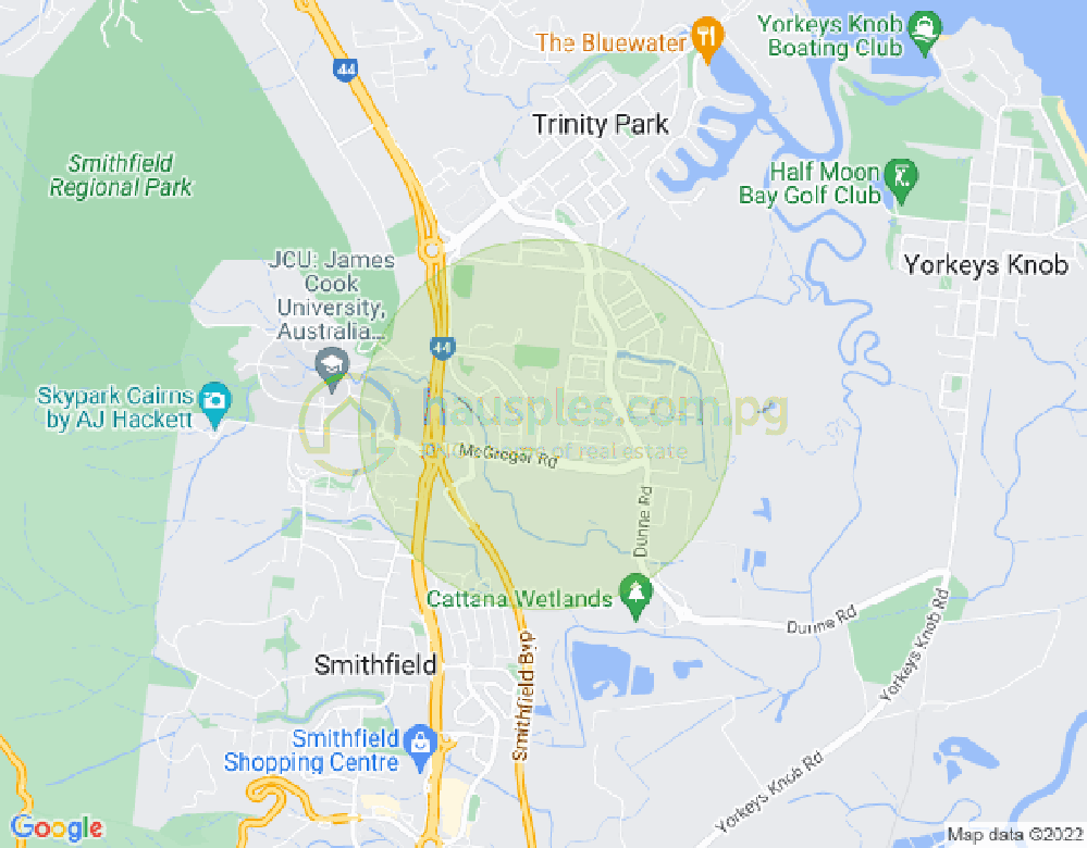 Map of 18 Sidlaw Street, SMITHFIELD, Cairns & District, 4878, QLD