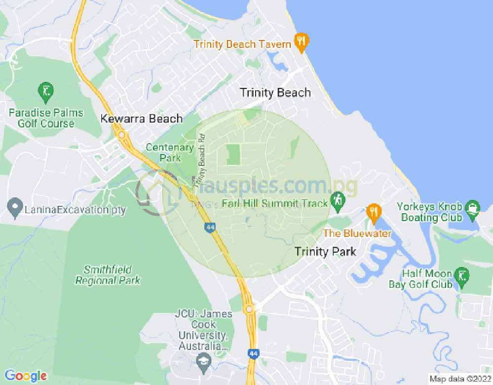 Map of 157 Roberts Drive, TRINITY BEACH, Cairns & District, 4879, QLD
