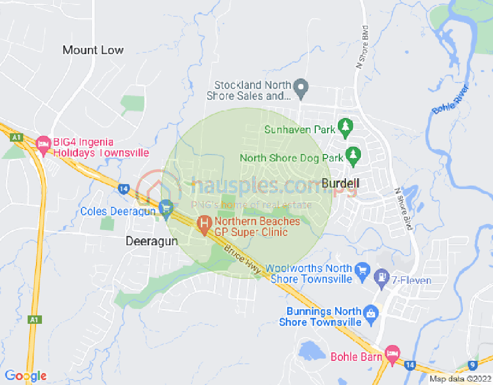 Map of 8 Faulkner Street, BURDELL, Townsville, 4818, QLD