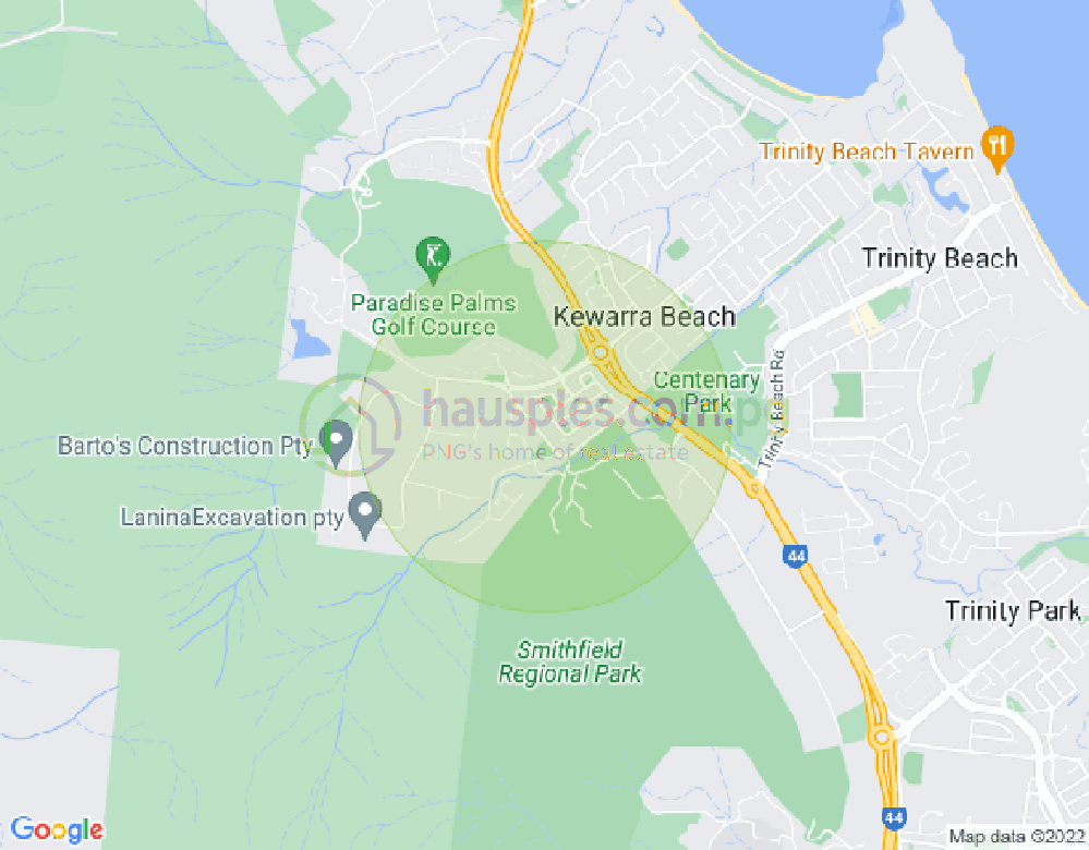 Map of 56 Moore Road, KEWARRA BEACH, Cairns & District, 4879, QLD