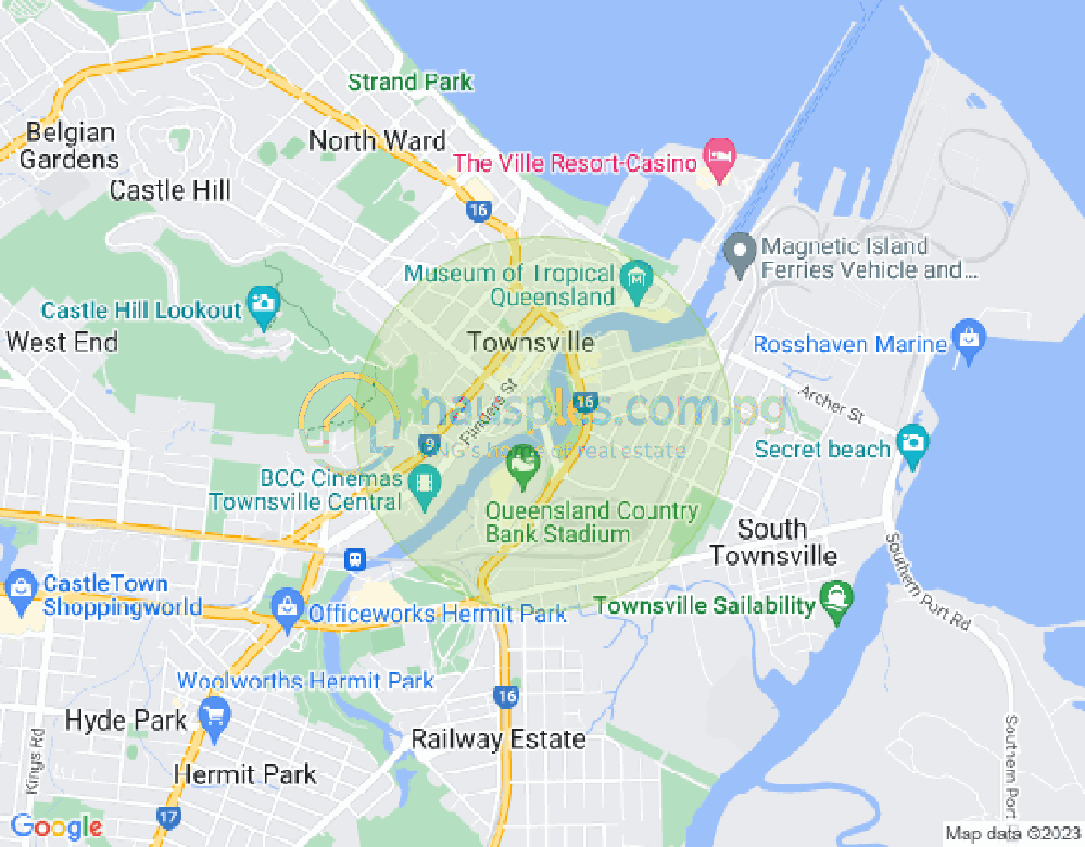 Map of 4/11 Stanley Street, TOWNSVILLE CITY, Townsville, 4810, QLD