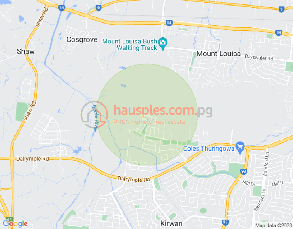 Map of 63 Franklin Drive, MOUNT LOUISA, Townsville & District, 4814, QLD