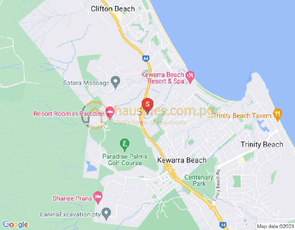 Map of Kewarra Beach, Cairns & District, 4879, QLD