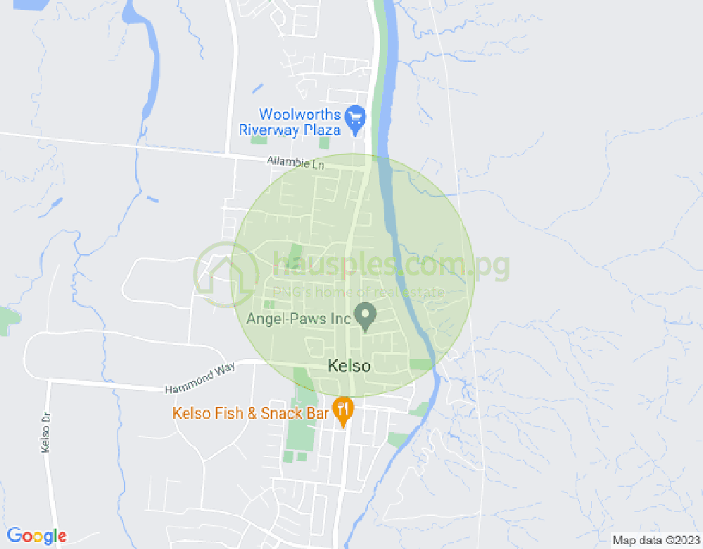 Map of 1338 Riverway Drive, KELSO, Townsville & District, 4815, QLD