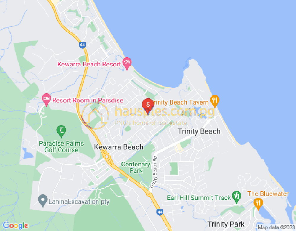 Map of Kewarra Beach, Cairns & District, 4879, QLD