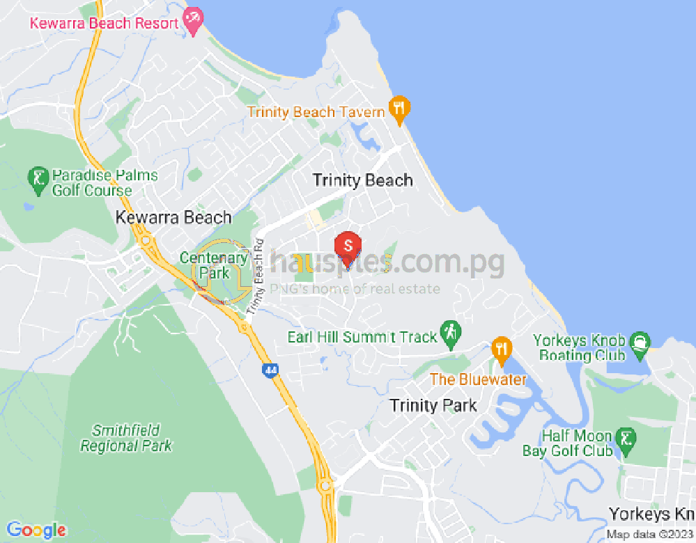 Map of Trinity Beach, Cairns & District, 4879, QLD