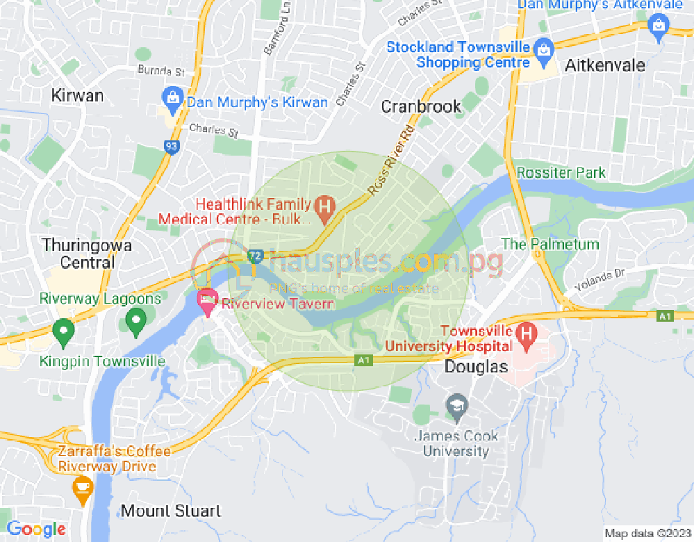 Map of 6 Selwyn Street, CRANBROOK, Townsville & District, 4814, QLD