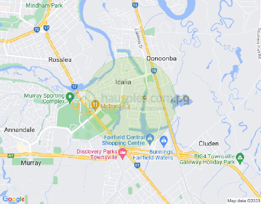 Map of 16 Springbrook Parade, IDALIA, Townsville & District, 4811, QLD