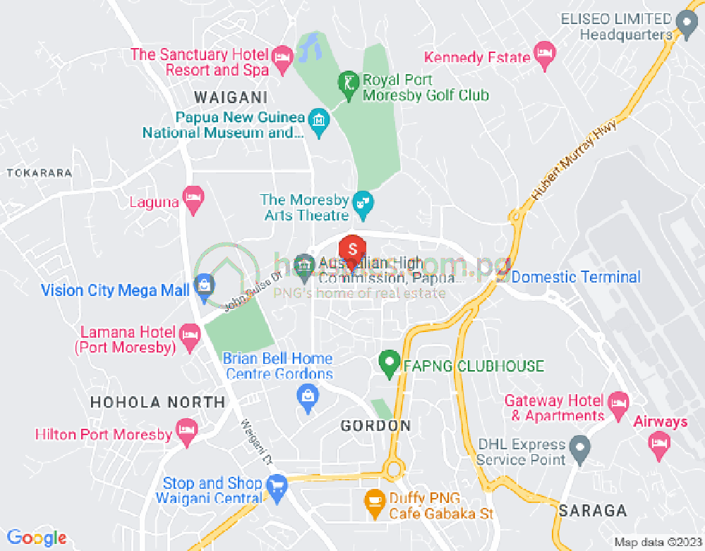 戈登斯 5, 莫尔兹比港, 国家首都区地图