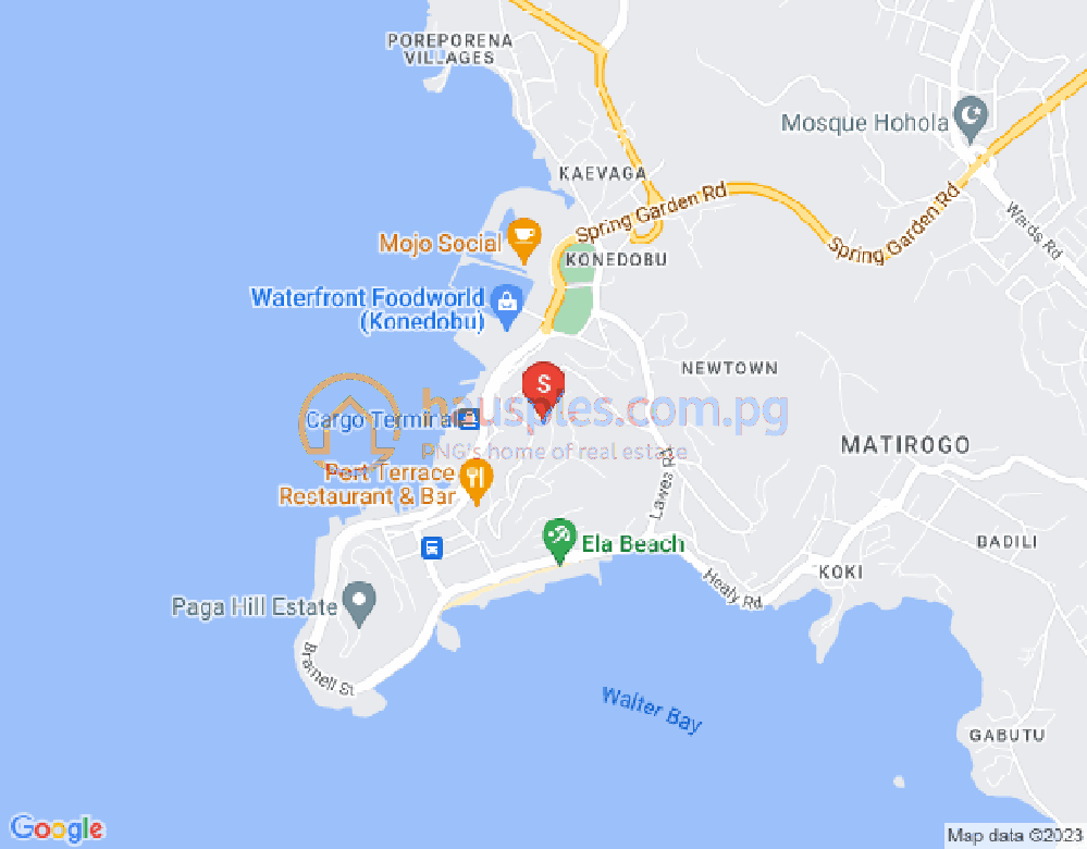 Map of Town, Port Moresby, NCD