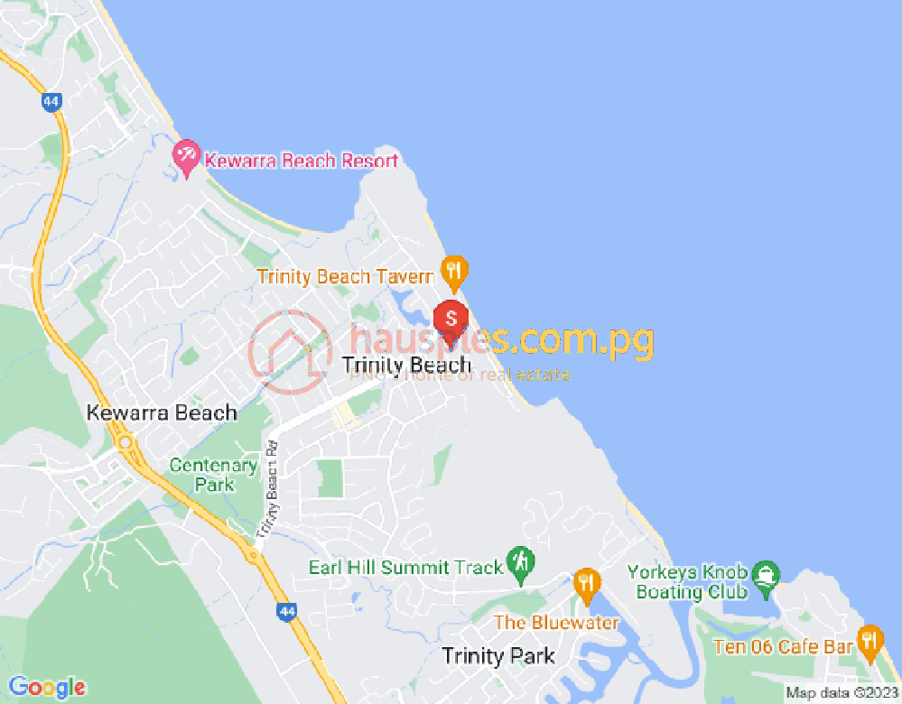 Map of Trinity Beach, Cairns & District, 4879, QLD