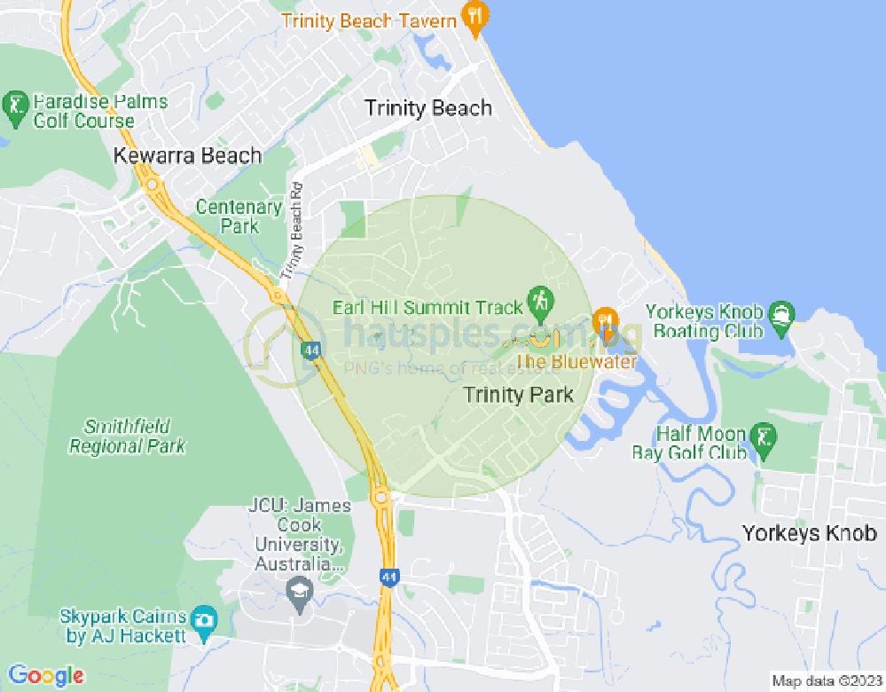 Map of 15 Seaways Street, Trinity Beach, Cairns & District, 4879, QLD