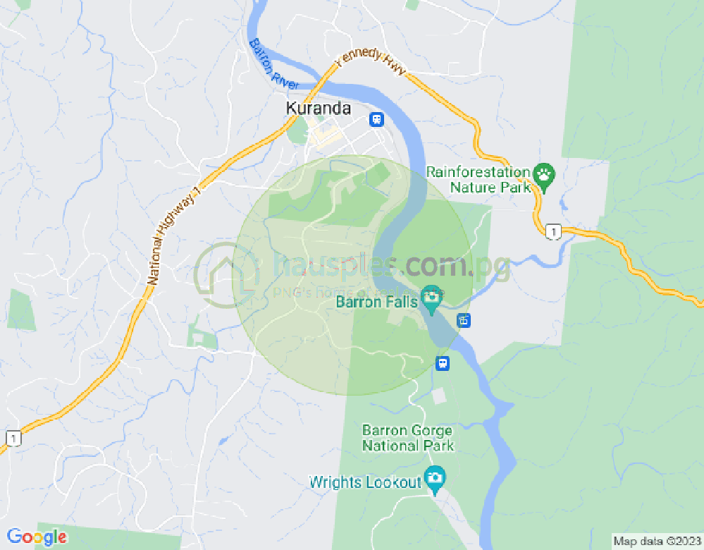 Map of 28 Kuranda Crescent, KURANDA, Far North Queensland, 4881, QLD