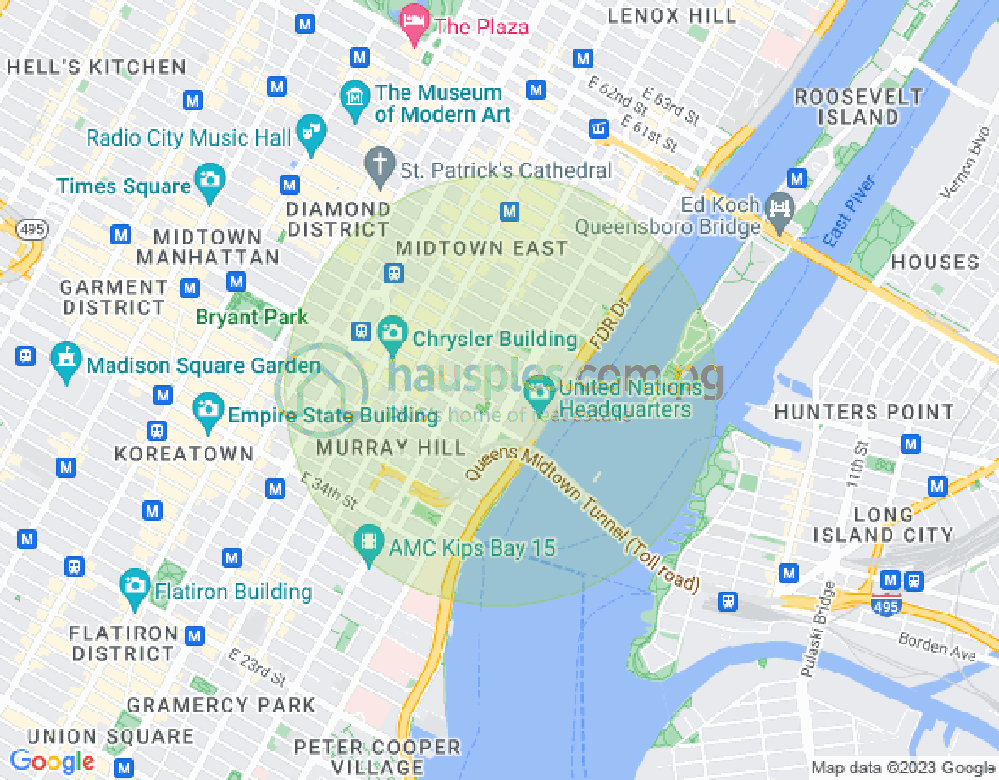 Map of Crowne Plaza Residences
