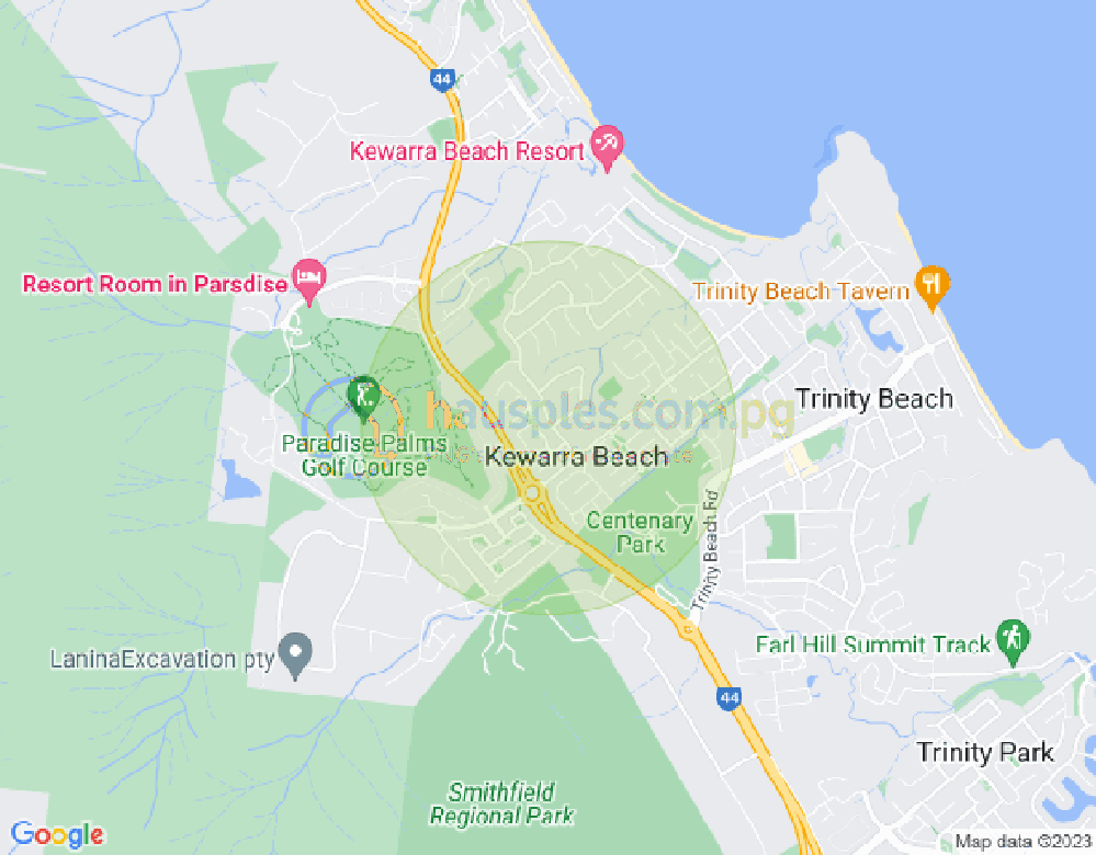 Map of 19 Cottesloe Drive, KEWARRA BEACH, Cairns & District, 4879, QLD