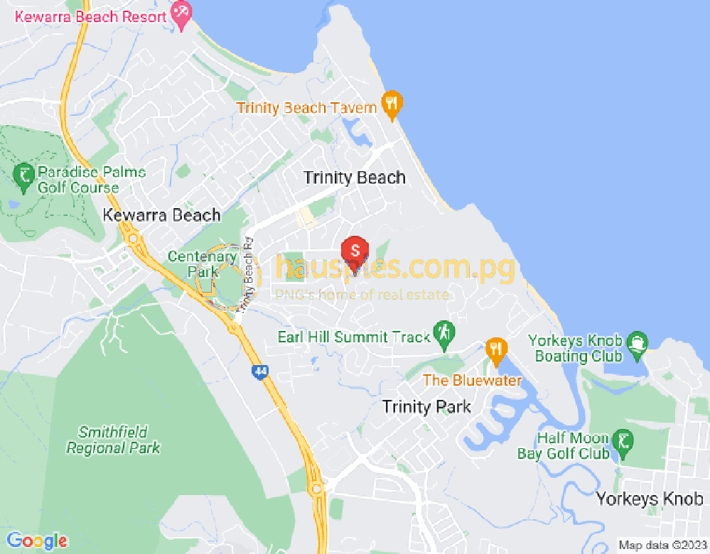 Map of Trinity Beach, Cairns & District, 4879, QLD