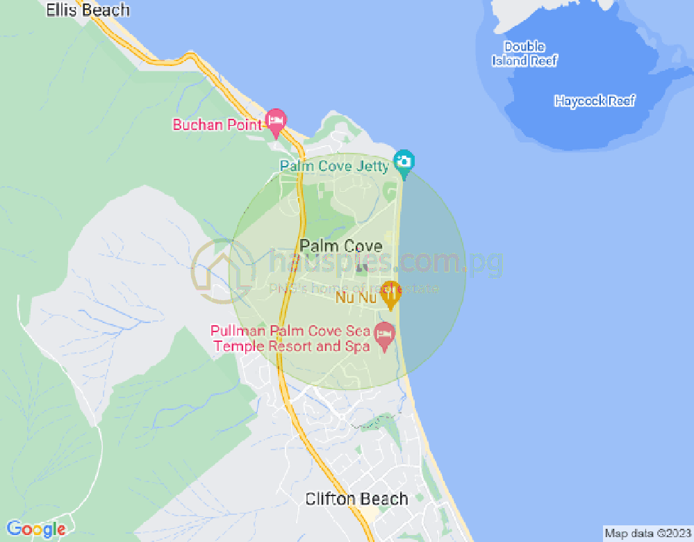Map of 14 Thais Street, PALM COVE, Cairns & District, 4879, QLD