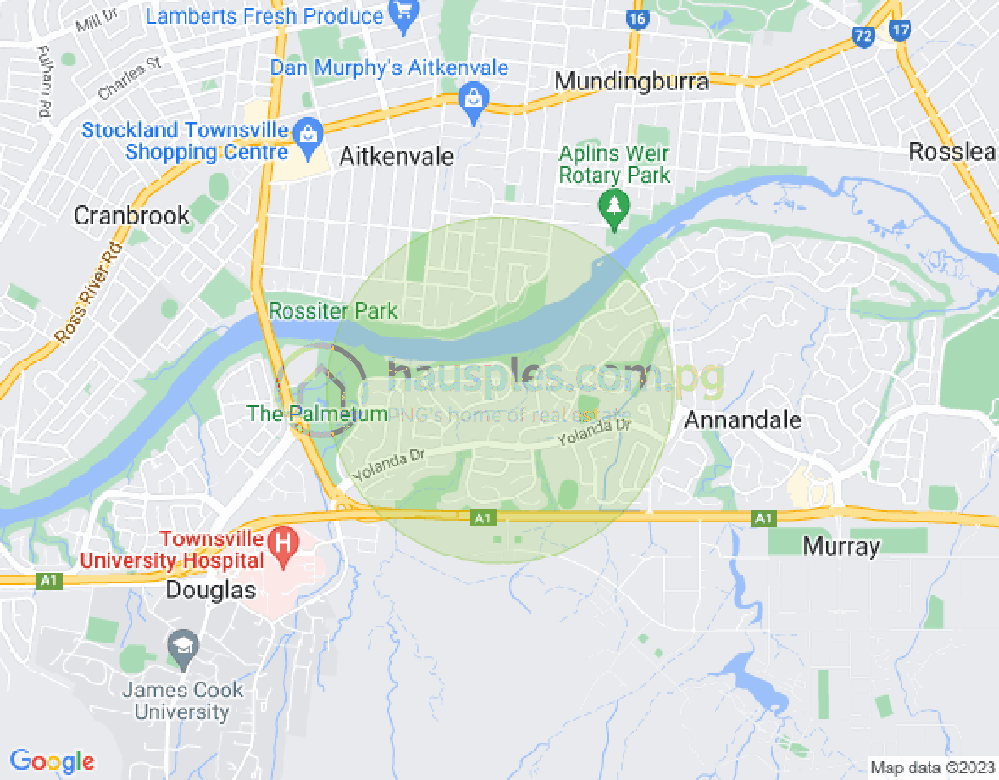 Map of 50 Jacaranda Crescent, ANNANDALE, Townsville & District, 4814, QLD