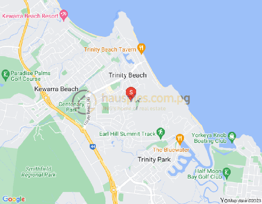 Map of Trinity Beach, Cairns & District, 4879, QLD