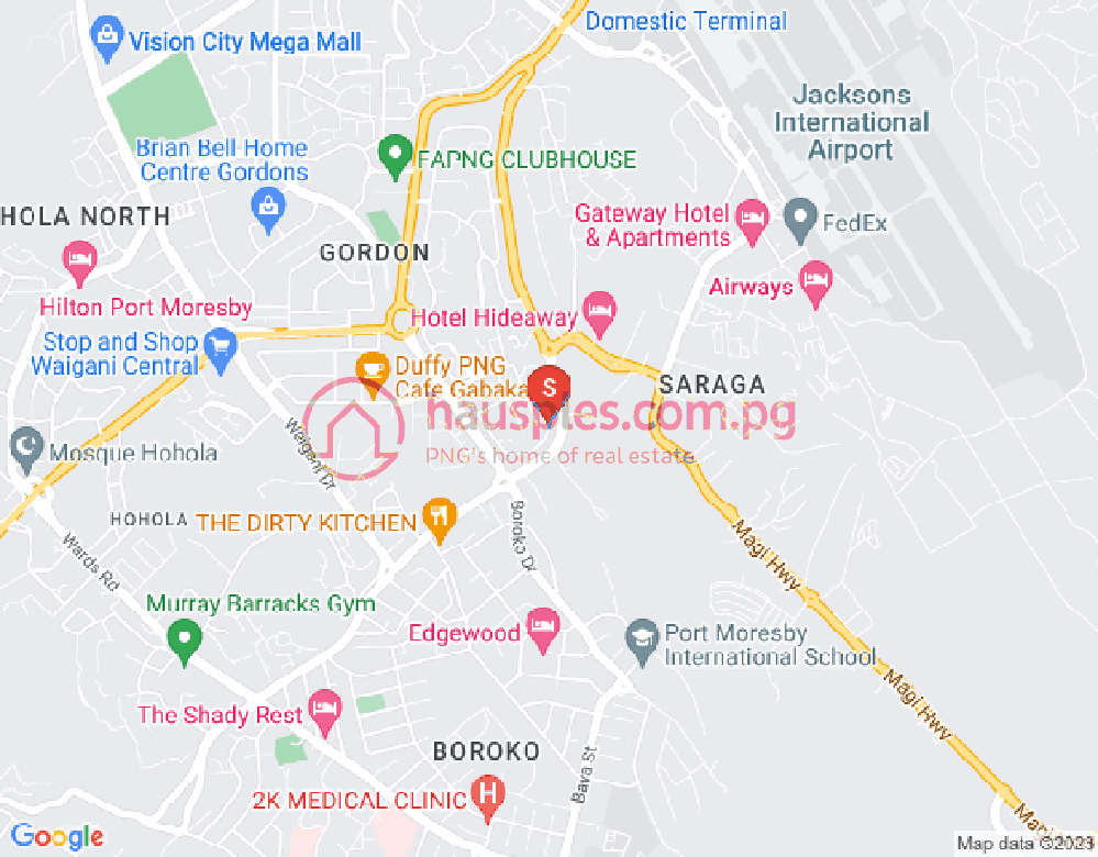 Map of 5 mile, Port Moresby, NCD