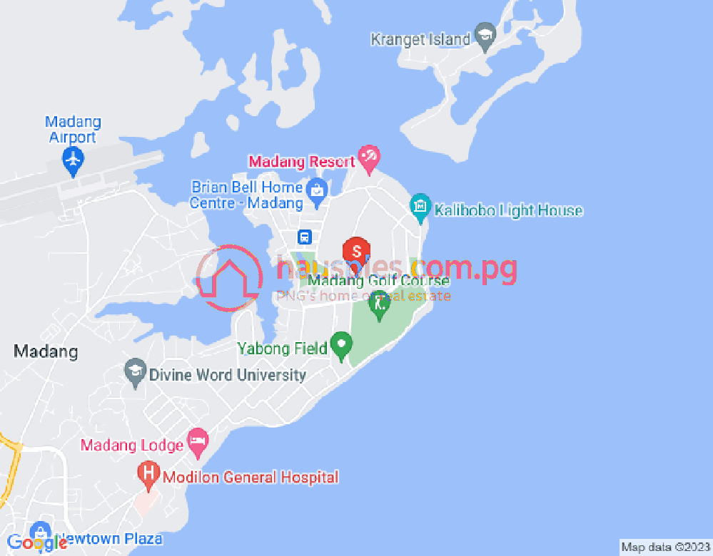 Map of Kalibobo, Madang