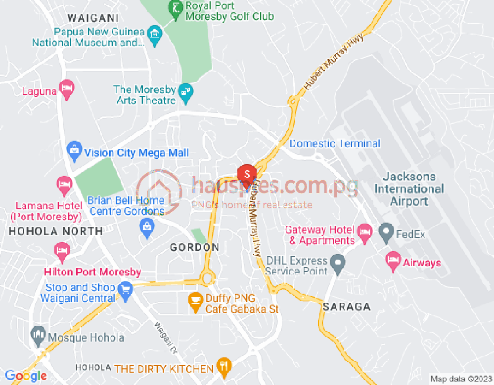Map of Gordons, Port Moresby, NCD