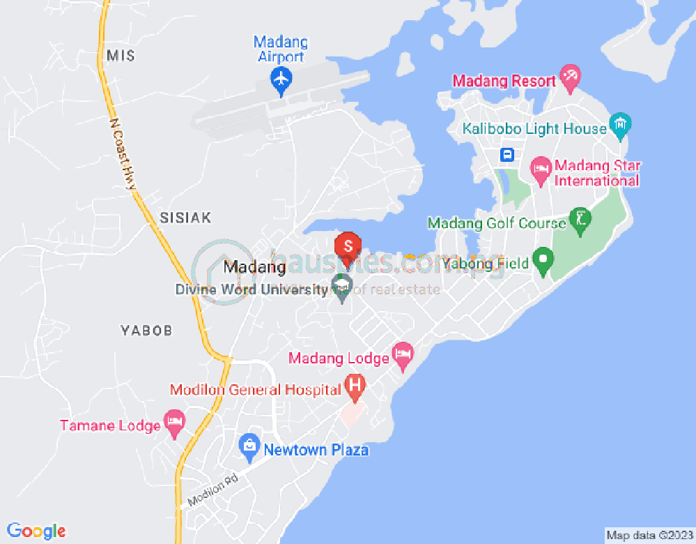 Map of Kalibobo, Madang