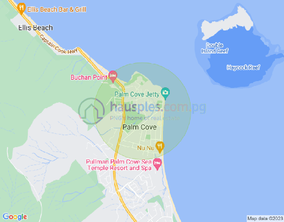 Map of 203 Coral Coast Drive, PALM COVE, Cairns & District, 4879, QLD