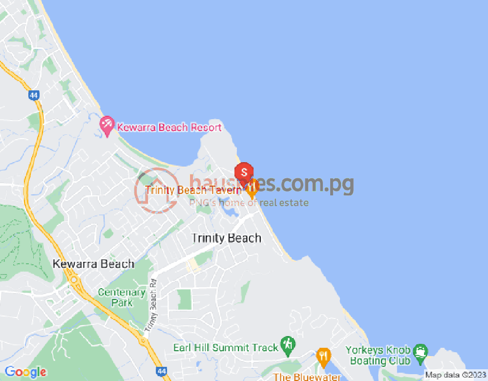 Map of TRINITY BEACH, Cairns & District, 4879, QLD