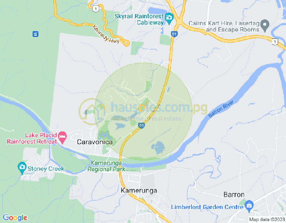Map of 5 Kalyan Close, Caravonica, Cairns & District, 4878, QLD