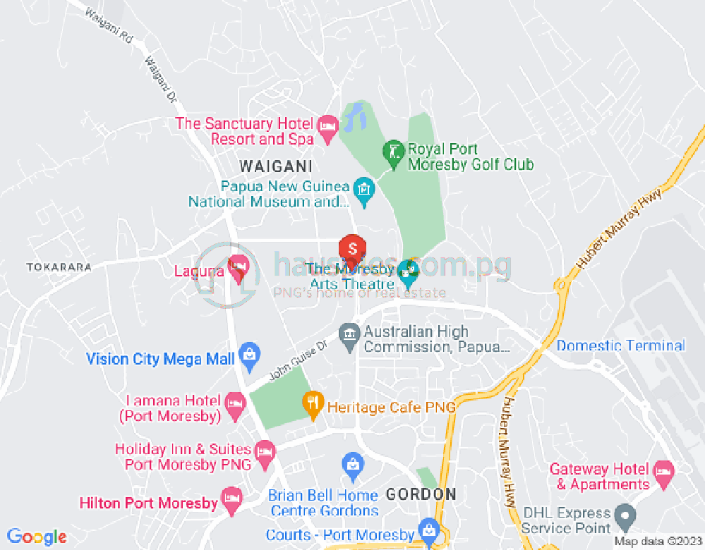 Map of Drive Independence, Waigani, Port Moresby, NCD