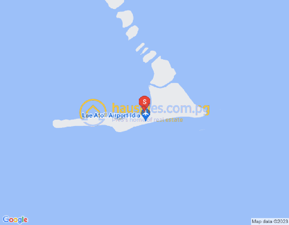 Map of Road, Eriku Palm, Lae, Morobe