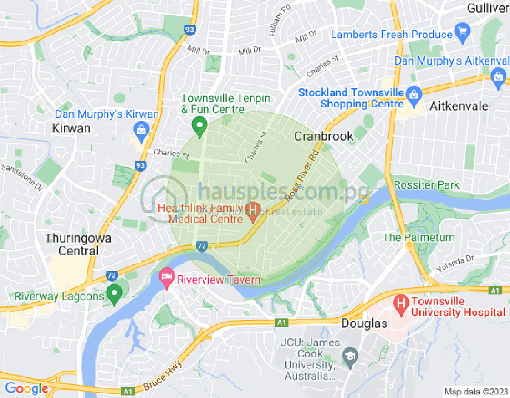 Map of 13 Serrano Crescent, CRANBROOK, Townsville, 4814, QLD