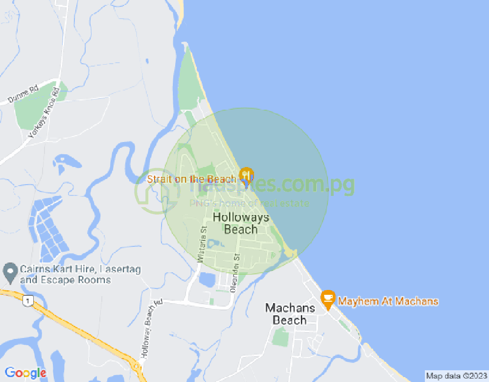 Map of 45/129 Oleander St, HOLLOWAYS BEACH, Cairns & District, 4878, QLD