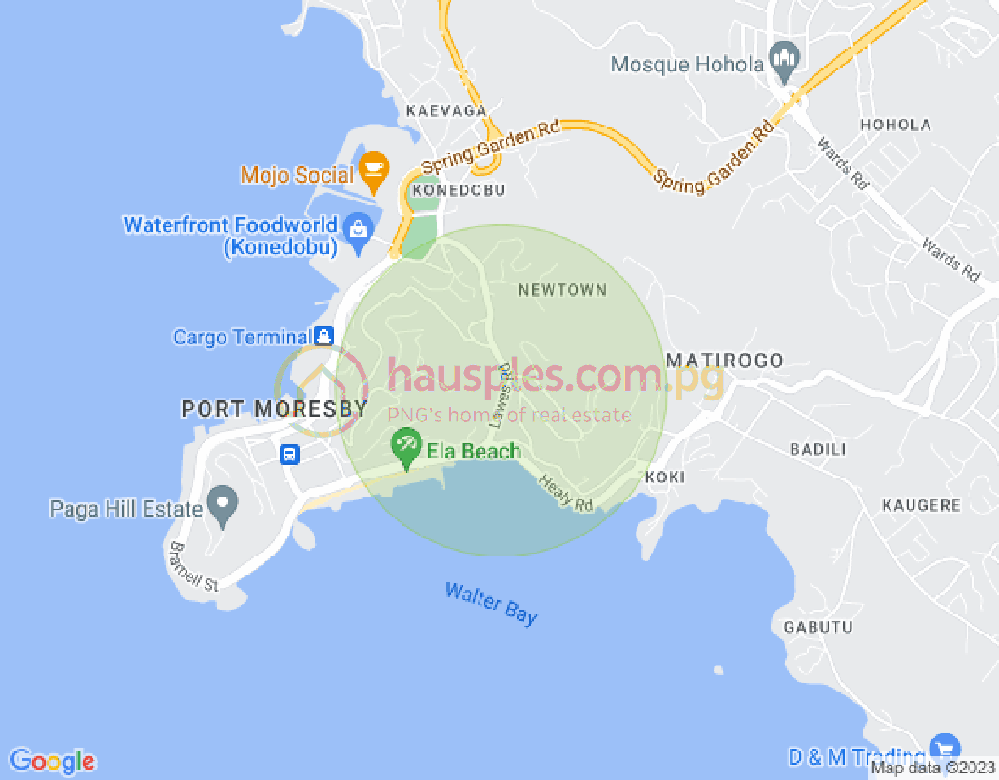 Map of Waramini Lodge Units | Hohola 1