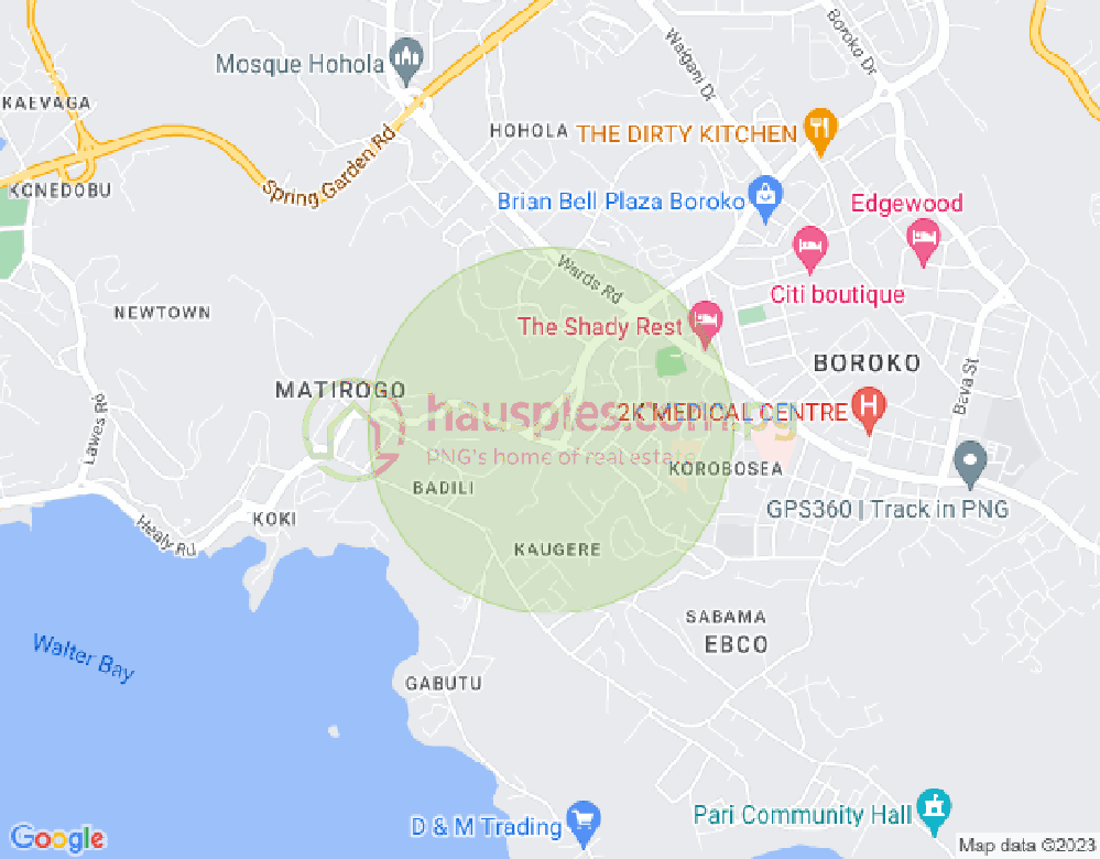 Map of 7 Moisana Street Section 77, Lot, Korobosea, Port Moresby, NCD