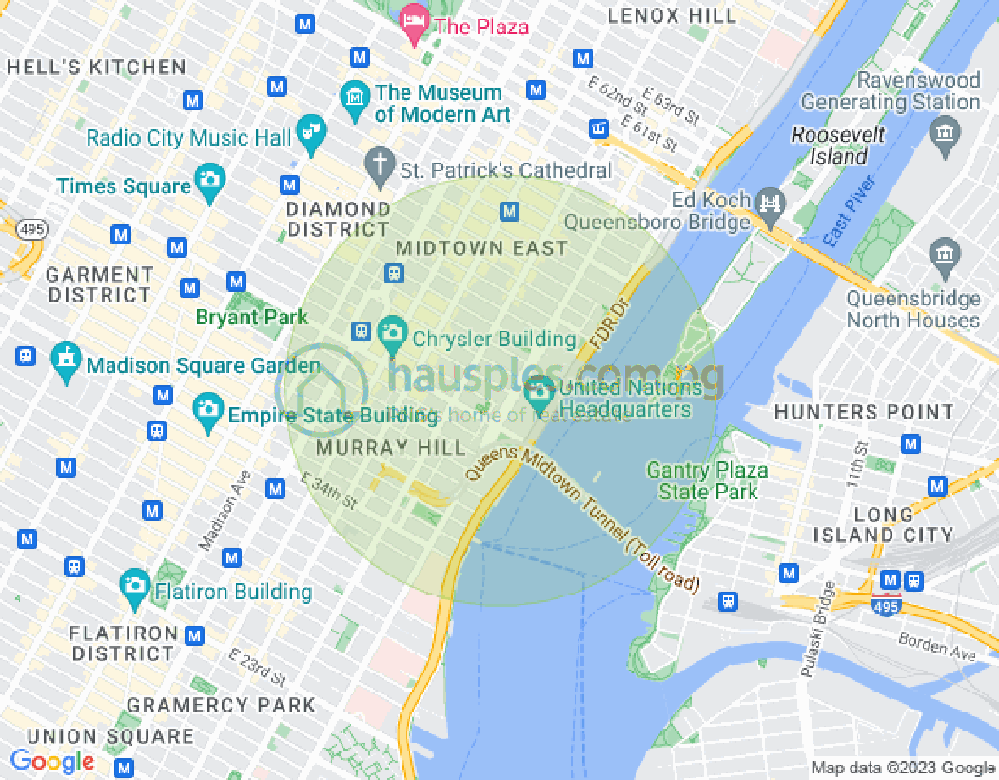 Map of Crowne Plaza Residences