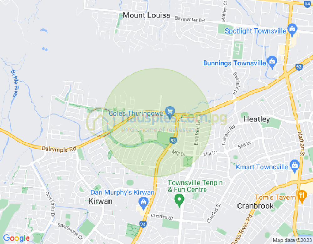 Map of 40 Sheperd Circuit, KIRWAN, Townsville & District, 4817, QLD