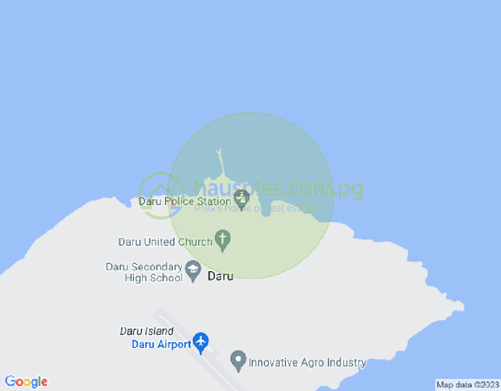 Map of Daru, Western (Fly)