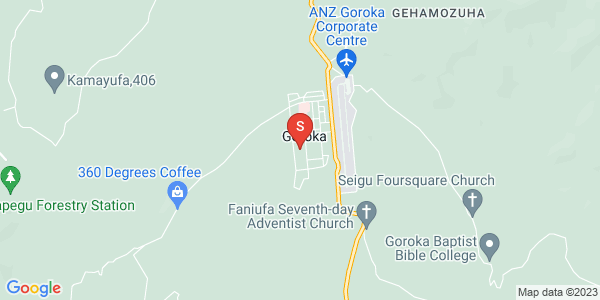 Map of Goroka, Eastern Highlands