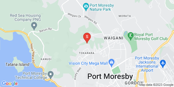 Map of Waigani, Port Moresby, NCD