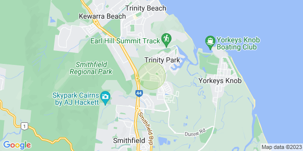 Map of Trinity Park, Cairns & District, 4879, QLD