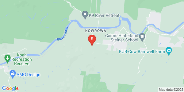 Map of 593 Oak Forest Road, KURANDA, Far North Queensland, 4881, QLD